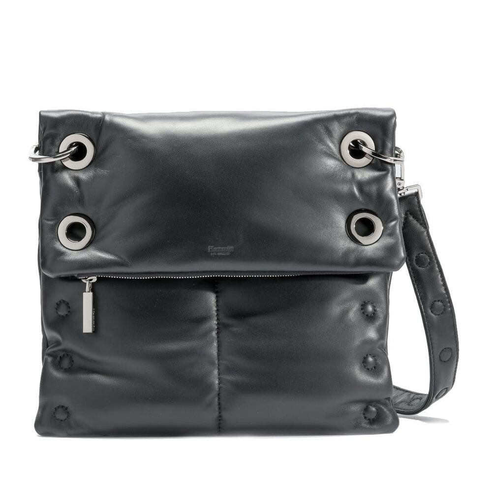 Hammitt Montana‎ Quilted Black Leather Puffy Bag Large - Adjustable Strap